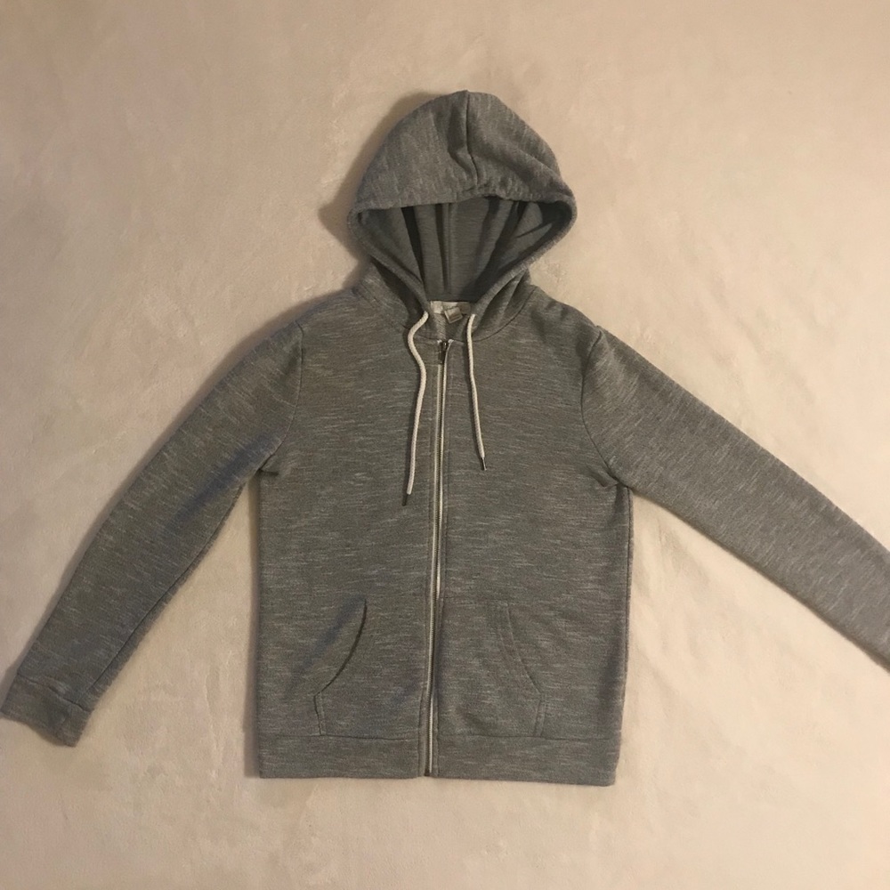 Grey Zip-up sweatshirt